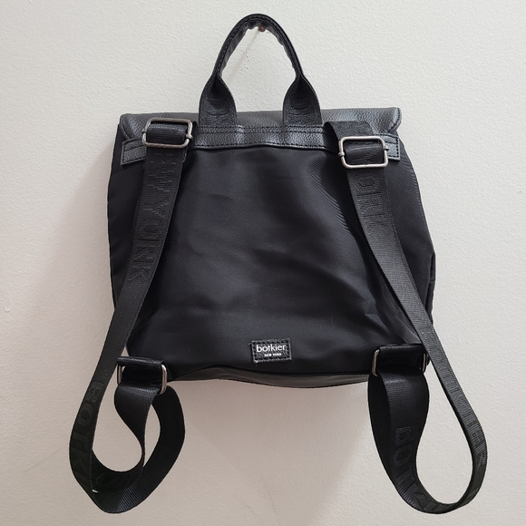 Botkier New York Trigger Mini Backpack Nylon Leather In Black Gunmetal main image 11
